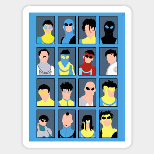 Invincible Variants Minimalist Magnet